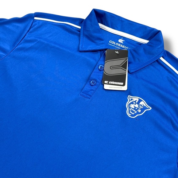 NWT Colosseum Georgia State University Panthers Polo Shirt Size Extra Large XL - Picture 1 of 8